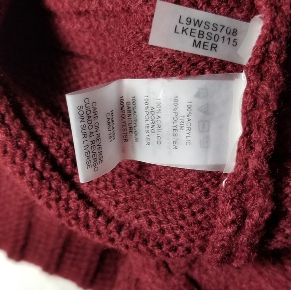 Karl Lagerfeld Paris Women's Cowl Neck Sweater Size M - Picture 8 of 9